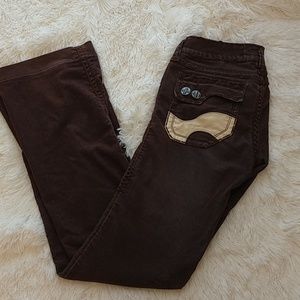 Laguna Beach Brown bootcut cords